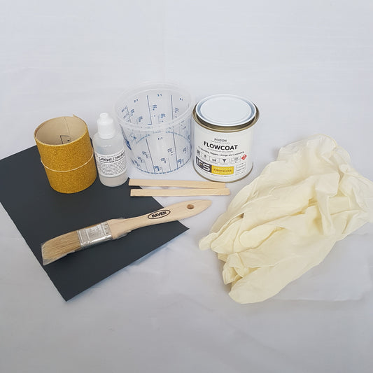 250ml White Topcoat Gelcoat Repair Kit