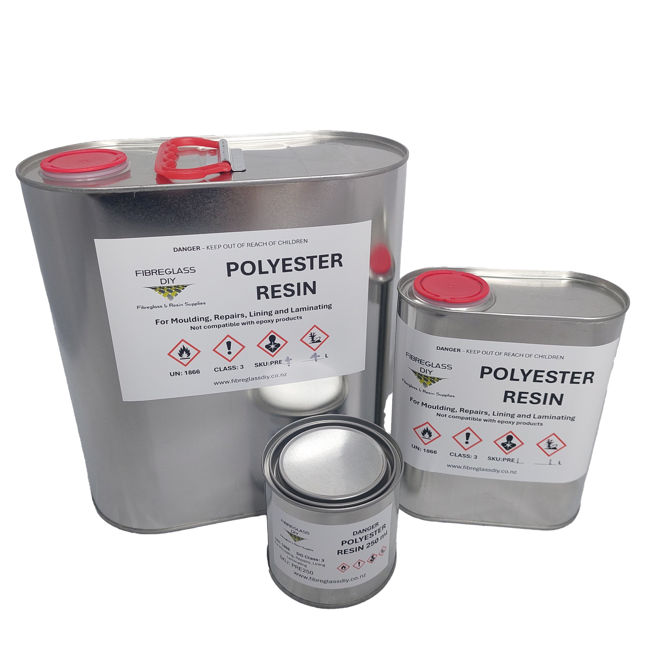 Polyester Resin – Fibreglass DIY Limited